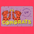 Congrats Gift Card - Physical X0